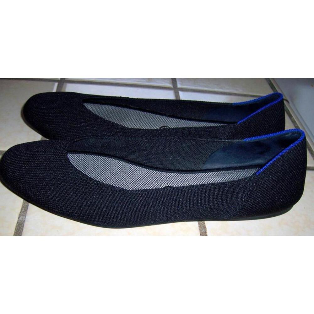 Rothy's The Square Flat In Basic Black - Women's … - image 4